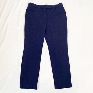 Talbots high waist straight‎ pant blue casual dress pants - Size 10P